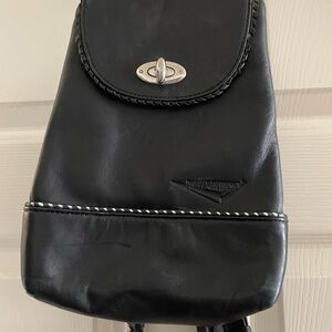 Harley-Davidson Black Leather Women's Backpack